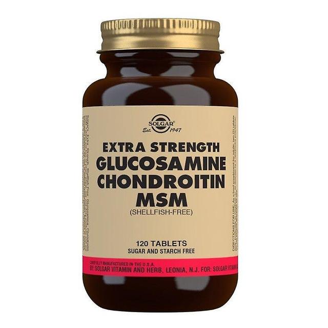 Solgar Extra Strength Glucosamine Chondroitin MSM tabs 120 (12556068) on Productcaster.