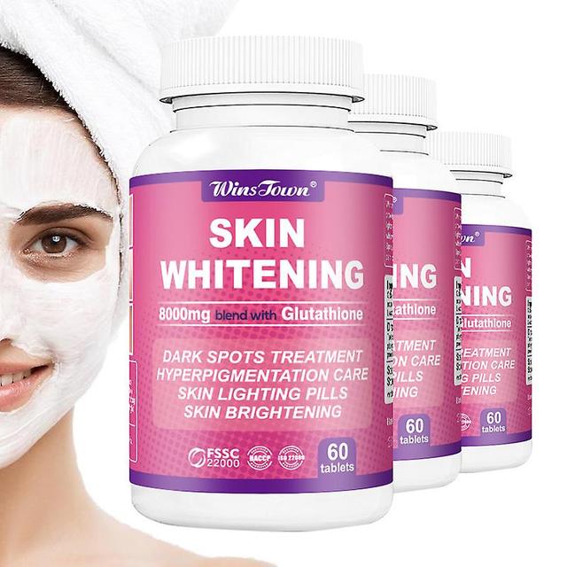 Skin Glossy Capsules, Whitening Pills, Whitening Beauty Capsules 3PCS on Productcaster.