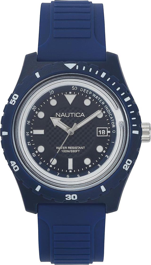 Nautica Herrenuhr NAPIBZ005 Blau on Productcaster.