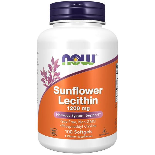 Sunflower Lecithin 1,200 Mg 100 Softgels- on Productcaster.