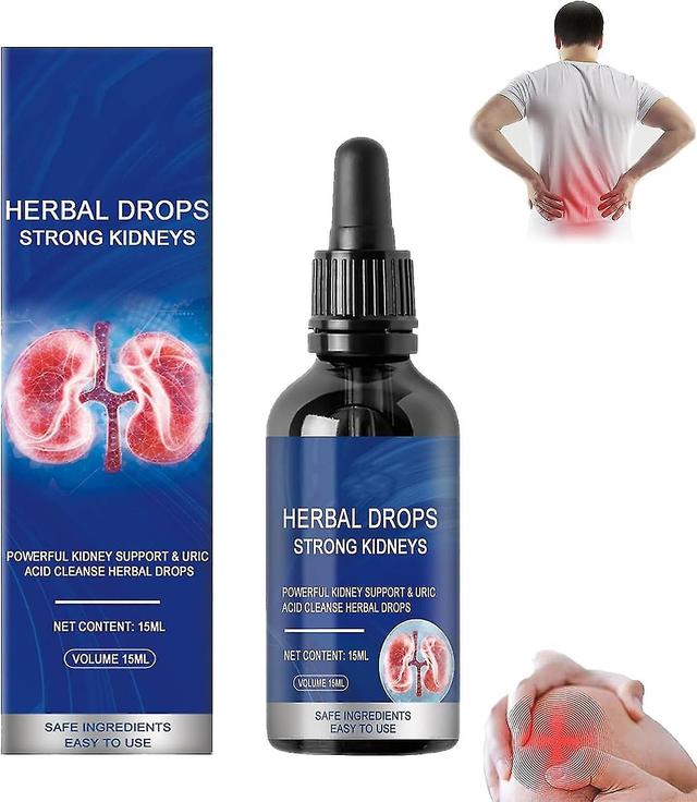 Herbal Kidney Care Drops, Herbal Drops Sterke nieren, Ontspannende en actieve reparatie Essence Vloeistof, Gewricht Ontspannend Actieve Reparatie E... on Productcaster.