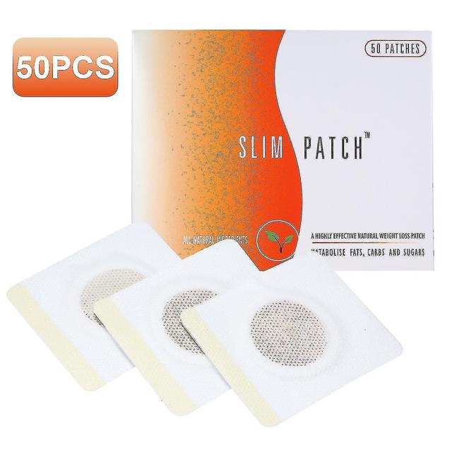 50pcs Slim Patch Etiqueta engomada del ombligo Antiobesidad Quema de grasa para perder peso Abdomen Parche adelgazante Tamaño 30pcs on Productcaster.