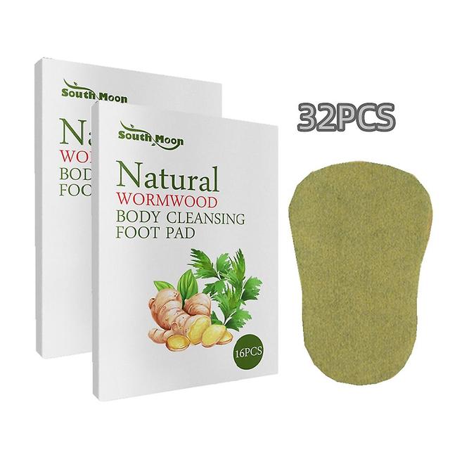 32x Skønhed Sundhed Malurt Fodpasta Malurt Fodplaster Hot Cleansing Detox Slankende produkt Forbedre søvn on Productcaster.