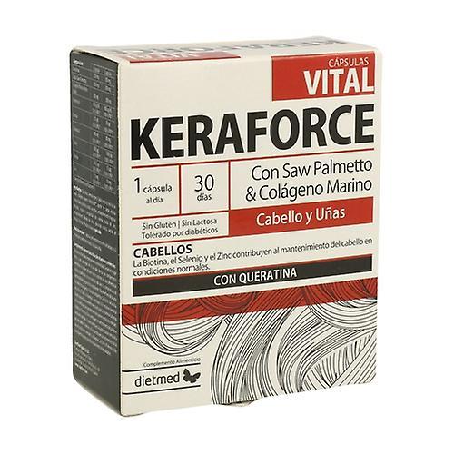 Dietmed Keraforce Vital 30 capsules on Productcaster.