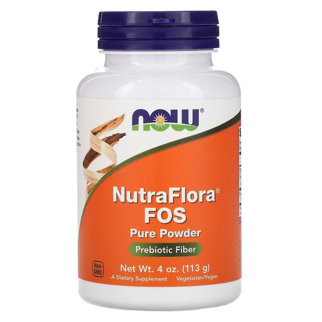 NOW Foods Nu Foods, NutraFlora FOS, Rent Pulver, 4 oz (113 g) on Productcaster.