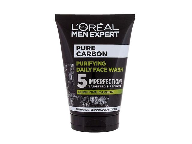 L'Oréal Paris - Men Expert Pure Carbon Purifying Daily Face Wash - For Men, 100 ml on Productcaster.