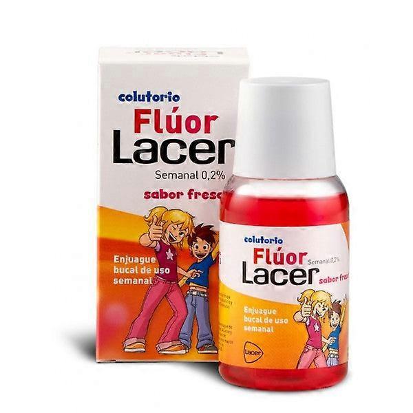 Collutorio Lacer fluoruro 0,2 fragola 100ml on Productcaster.