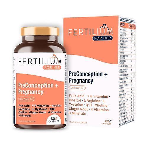 Nutralie Fertilium preconception and pregnancy 60 capsules on Productcaster.