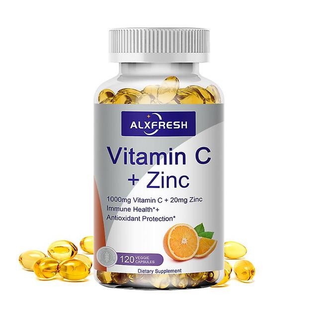 Huamade Organic Vitamin C Capsules Antioxidant Immune Support Lightening Spots Hyperpigmentation Anti-wrinkle Skin Whitening Supplement Vitamin C w... on Productcaster.