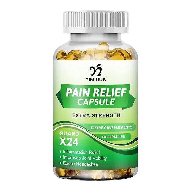 Eccpp Pain Relief Capsules Comfort Guard X24 For Sleep Aid Inflammation Relief Improve Joint Mobility Eases Headaches 1 Bottles 60 PCS on Productcaster.