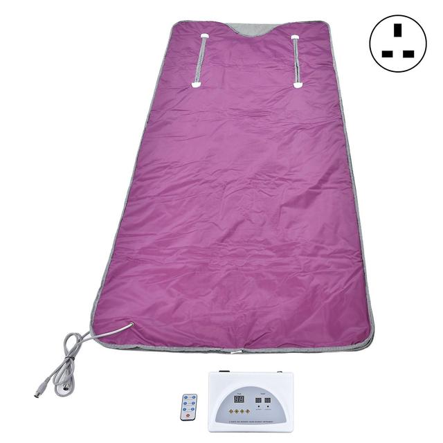 Wjbd 650w Home Smart Sauna Blanket Far Infrared Acid Sweat Removing Steaming Blanket Zipper Typeuk Plug Ac220v on Productcaster.