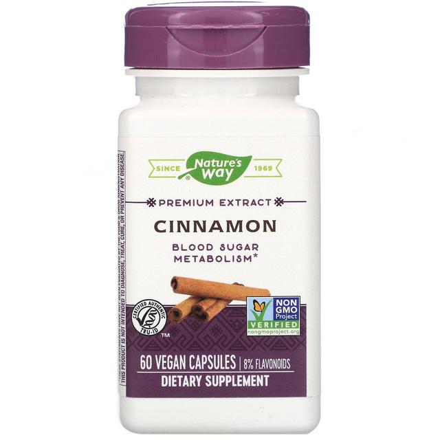 Nature's Way, Cinnamon, 60 Vegan Capsules on Productcaster.