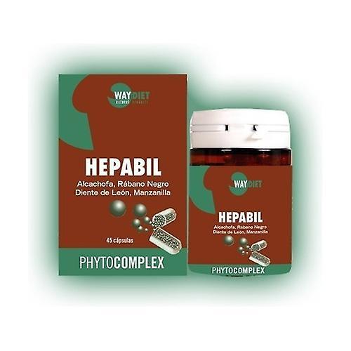 Waydiet Natural Products Phytocomplex Hepabil 45 capsules on Productcaster.