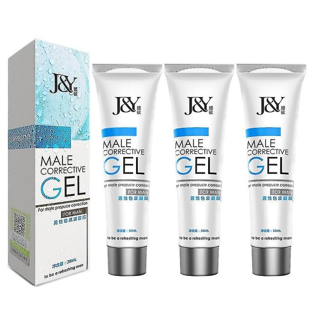 Male Phimosis Correction Care Gel for Effective Improvement - Natural Plant Extracts 3PCS on Productcaster.