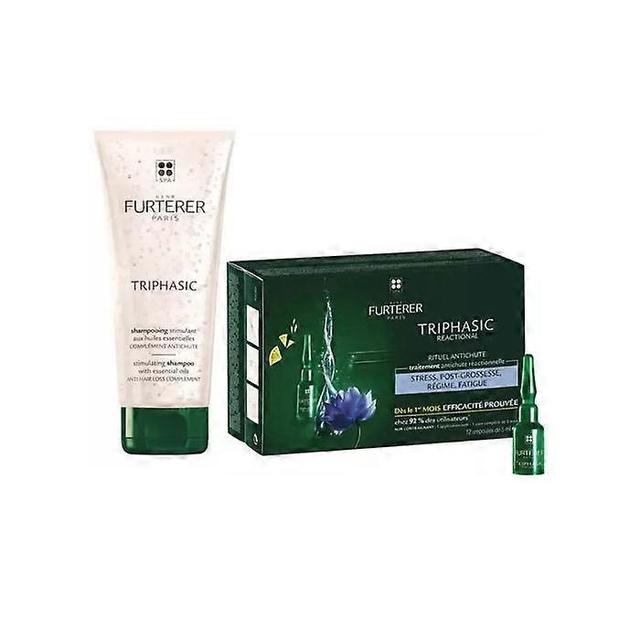 Rene furterer triphasic reactional hair loss treatment 12x5ml set 2 pieces on Productcaster.