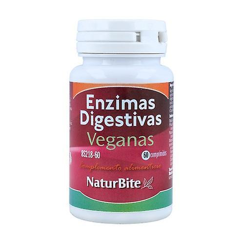 Naturbite Vegan digestive enzymes 60 tablets on Productcaster.