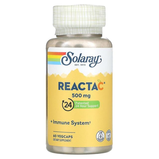 Solaray, Reacta-C, 500 mg, 60 VegCaps on Productcaster.