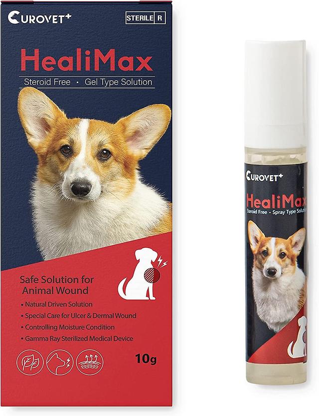 CUROVET HealiMax, Wound Care Gel for Dogs and Cats, 0.35oz. Safe and Easy Care with 100% Natural Ingredients. Burn, Ulcer and Surgical Wound. on Productcaster.