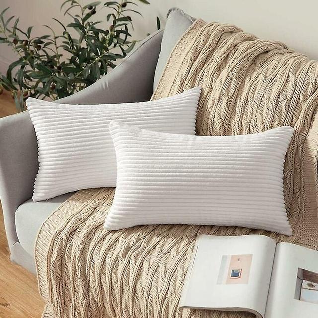 MCIN Lot de 2 Decorative Housses de Coussin en Velours Ctelé Canapé Taie d'oreiller Decoratif Douce pour on Productcaster.