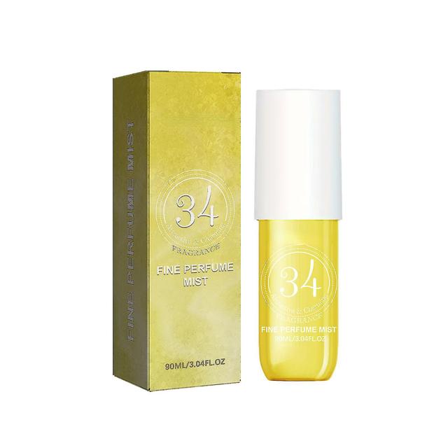 Niebla, fragancia brasileña de enamoramiento, salpicadura afrutada para mujeres novia duración Amarillo 34 on Productcaster.