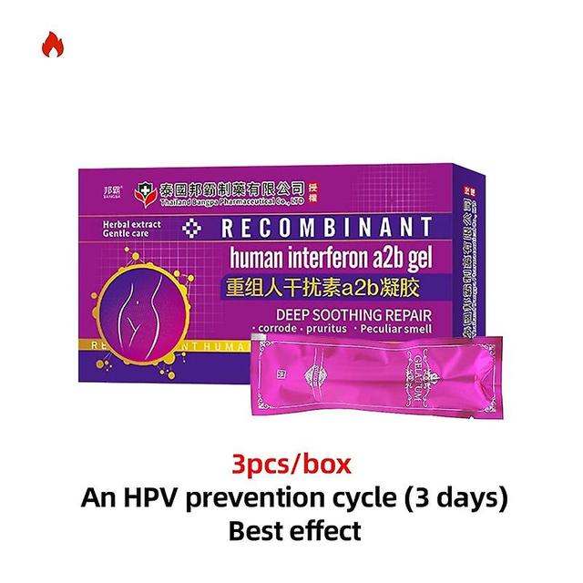 Tib Thailand Hpv Prevention Vaginal Gel Vagina Cervicitis Vaginitis Hpv Virus Infection Clean Human Interferon A2b Feminine Hygiene 1box 3gels on Productcaster.