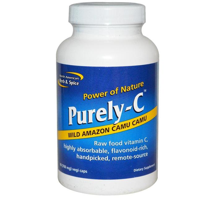 North American Herb & Spice, Purely-C, 700 mg, 90 Vegicaps on Productcaster.