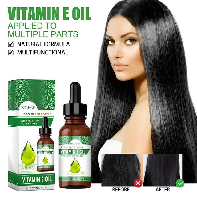 Ofocase Vitamin E Oil- 100% Pure & Natural, 15,000 IU per Bottle for Skin, Hair, Face, Nails & Scars - Help Nourish & Moisture 59ML-1PC on Productcaster.