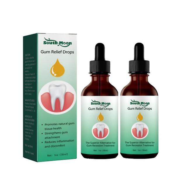 2x Natürliche Dentizen Zahnfleisch Nachwachsen Tropfen - 30ml Mundpflege zur Wiederherstellung on Productcaster.