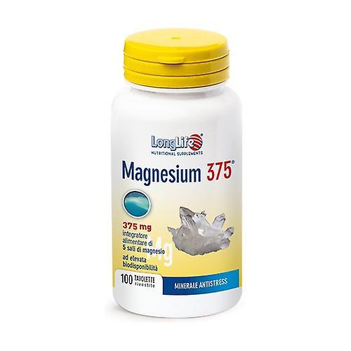 Longlife Magnesium 375 100 tablets on Productcaster.