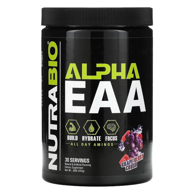 Nutrabio Labs, Alpha EAA, Grape Berry Crush, 0,98 funta (444 g) on Productcaster.