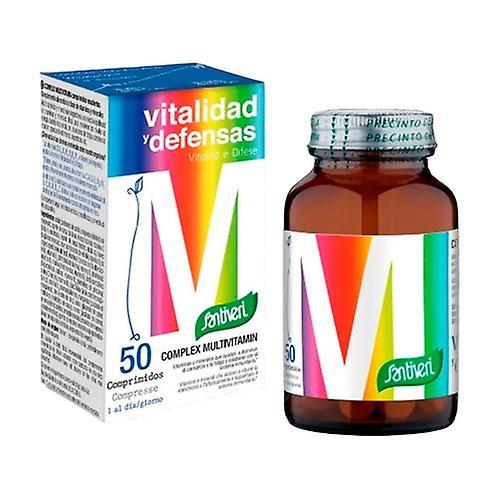 Santiveri Vitality and defenses 50 tablets on Productcaster.