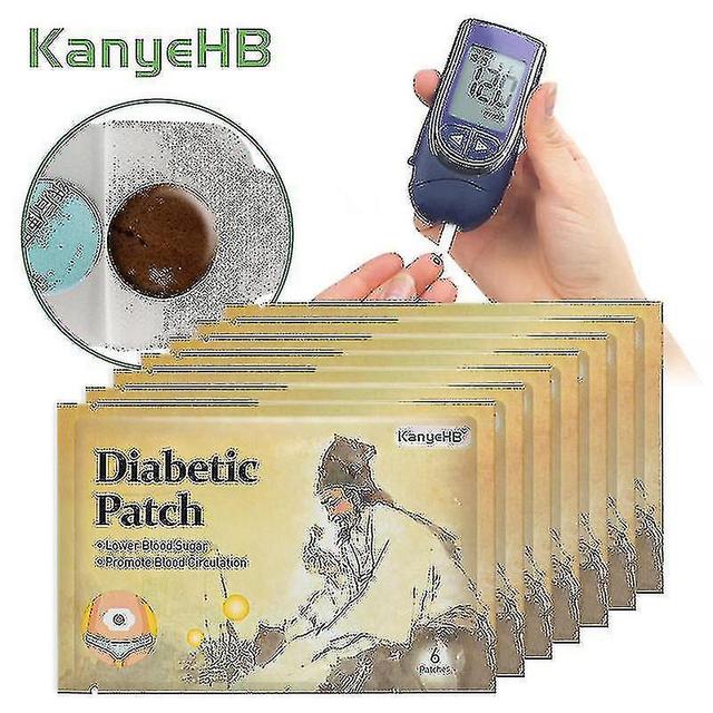 42pcs/7bags Diabetes Navel Plaster Diabetic Patch Natural Herbal Ointment Sticke on Productcaster.