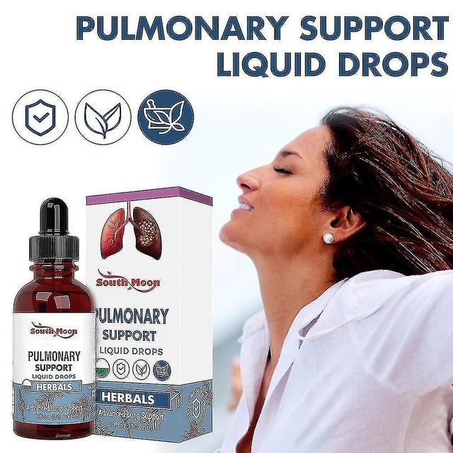 Pulmonary Support Liquid Drops Herbal Advanced Lung Support Qxuan on Productcaster.