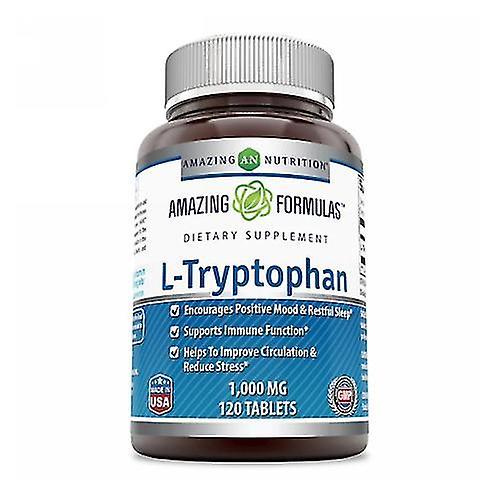 Amazing Nutrition Amazing Formulas L-Tryptophan, 1000 mg, 120 Tabs (Pack of 1) LONG on Productcaster.