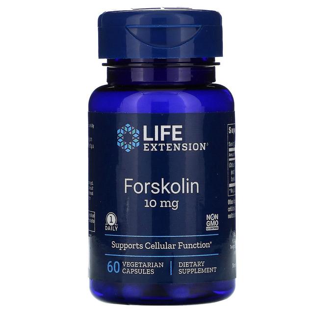 Life Extension Livsförlängning, Forskolin, 10 mg, 60 Vegetariska kapslar on Productcaster.