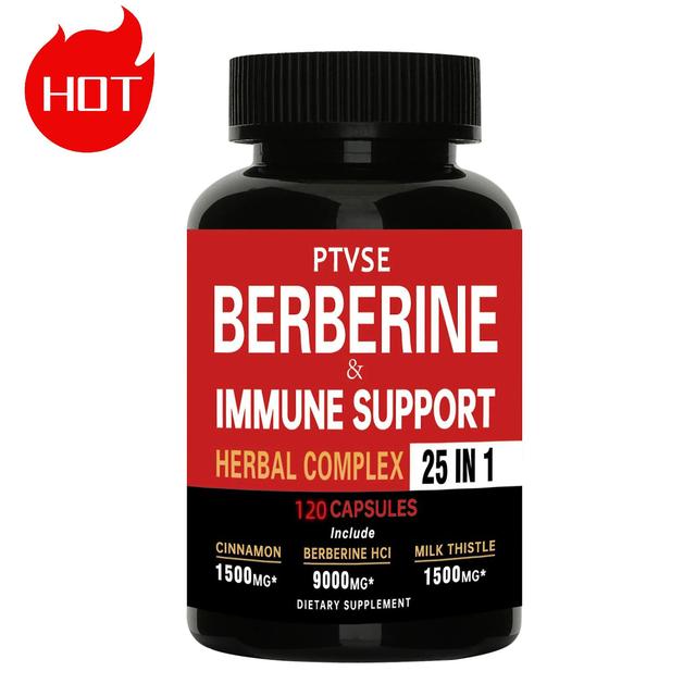 Venalisa Premium Berberina suplemento cápsulas suporta a saúde do coração sistema imunológico alimentos saudáveis 30pcsx3bottles on Productcaster.