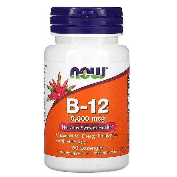 Now Foods, B-12, 5,000 mcg, 60 Lozenges on Productcaster.