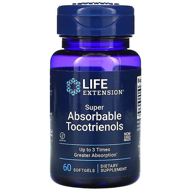 Life Extension Super resorbierbare Tocotrienole, 60 Softgels, Lebensdauerverlängerung on Productcaster.