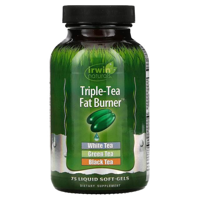 Irwin Naturals, Triple-Tea Fat Burner, 75 Liquid Softgels on Productcaster.