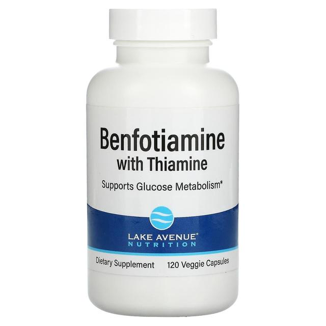 Lake Avenue Nutrition, Benfotiamine with Thiamine, 250 mg, 120 Veggie Capsules on Productcaster.