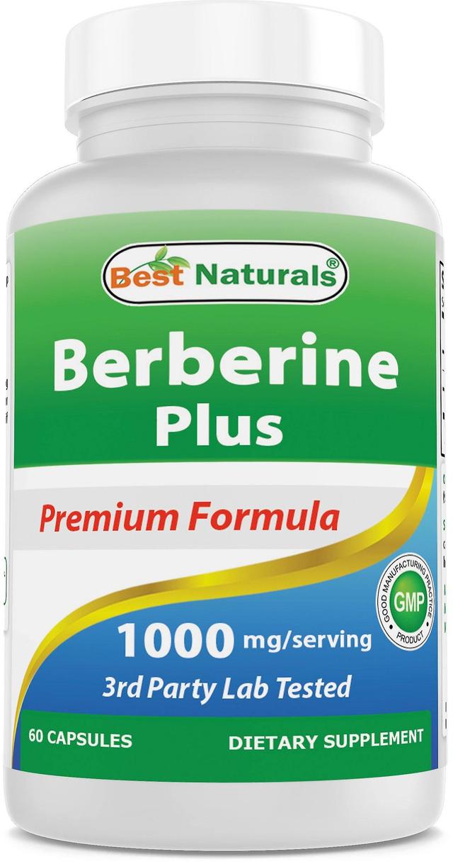 Best naturals berberine plus 1000 mg per serving 60 capsules - helps support healthy blood sugar levels, digestion & immunity on Productcaster.