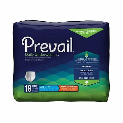 First Quality Female Adult Absorbent Underwear Prevail Daily Underwear Pull On with Tear Away Seams Large Disposa, Count of 72 (Pack of 1) on Productcaster.