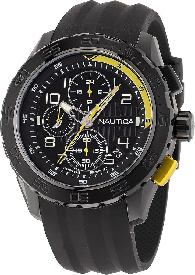 Nautica Men's Watch NAPNSS302 Black on Productcaster.