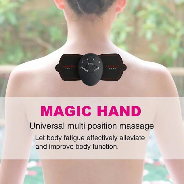 Jelivey Pegatina Elctrica De Masaje De Pulsos Para Cuello Y Hombro, Herramienta De Relajacin Recargable Porttil Para Aliviar El Dolor Muscular CHINA on Productcaster.