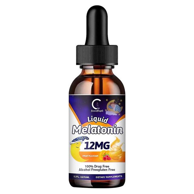 Hikig 12MG Melatonin Help DeepSleep&Save Insomnia Improve Sleep Adjust the Body clock Keep Energy for Insomniac Fruity-Package 1 10ml on Productcaster.