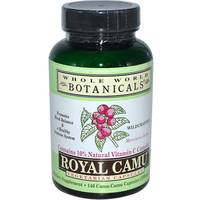 Whole World Botanicals Botanici del mondo intero, Royal Camu, 350 mg, 140 capsule vegetariane on Productcaster.