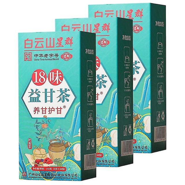 3boxes Individually Packaged Tea Improve Overall Well-being Nutritious Daily Liver Detox Tea Best Seller Make Tea 18-flavor Yigan Tea on Productcaster.