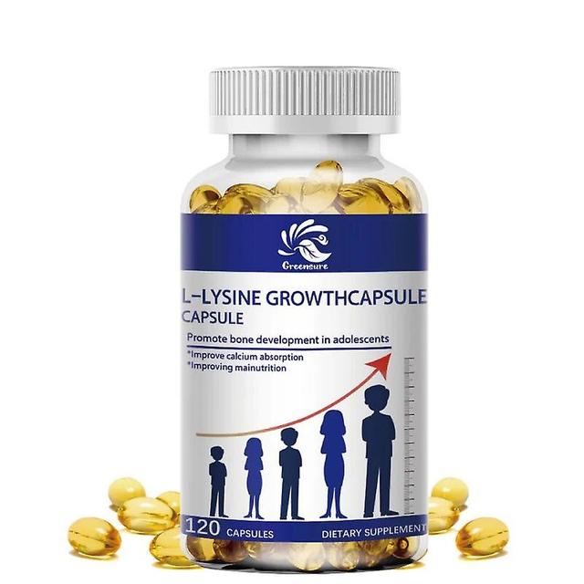 Visgaler L-Lysine Growth Capsule Step Up for Children Youth Healthy Growth Development Nutritional Needs 1 Bottle 60 pills on Productcaster.