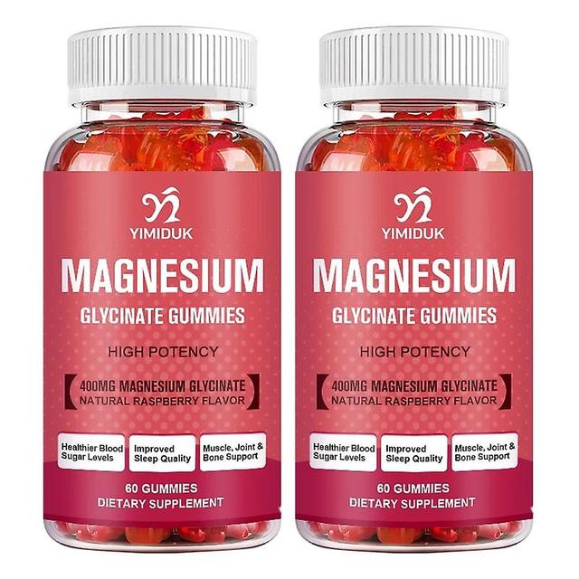 Sofirn Magnesium Glycinate Gummies Calm Relieves Stress Support Sleep Support Memory Concentration & Muscle Spasms 2 Bottles on Productcaster.