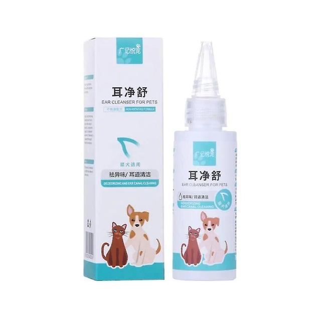 Jinzhaolai Pet dogs and cats natural plant Essence ear wash to remove ear mites Ear cleansing shu on Productcaster.